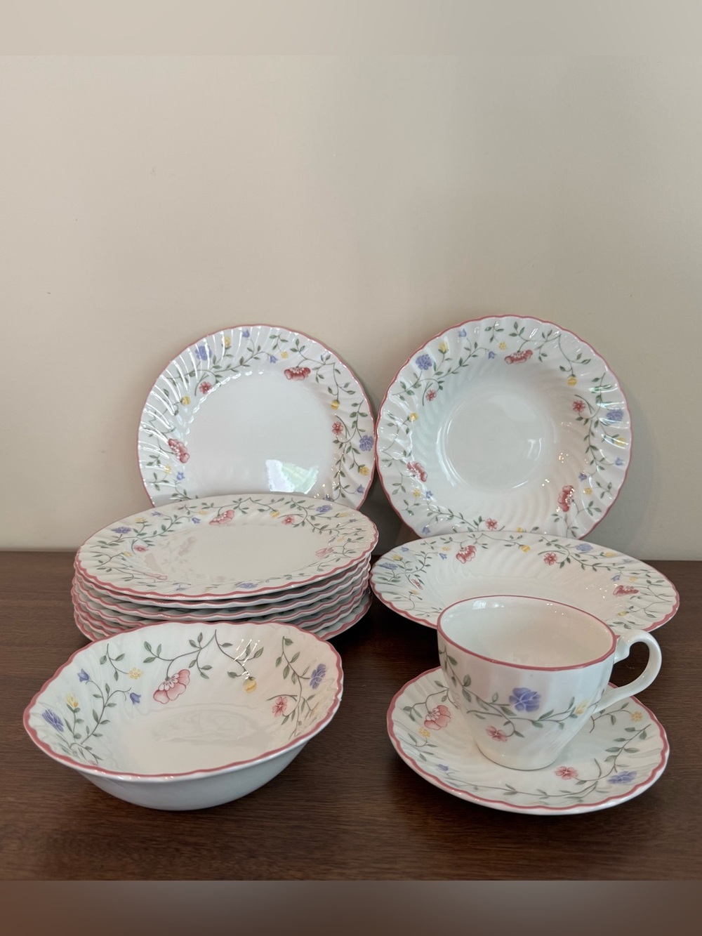 Johnson Brothers Summer Chintz Set Floral 13 Pcs